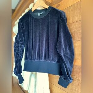 NWT Plush Sweaty Betty Cropped Velour Sweatshirt